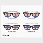 Britse Shades aangepaste stickers (Vel)