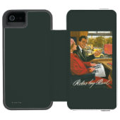 Britse Spoorwegen overhalen door Poster Incipio iPhone Portemonnee Hoesje (Agenda Open)