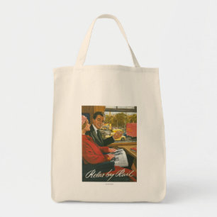 Britse Spoorwegen overhalen door Poster Tote Bag