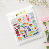 Britse symbolen bedankzakje (Gezegeld)