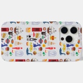 Britse symbolen Case-Mate iPhone case (Achterkant (horizontaal))