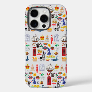 Britse symbolen iPhone 16 pro hoesje