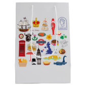 Britse symbolen medium cadeauzakje (Achterkant)