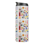 Britse symbolen thermosbeker (Geroteerd rechts)