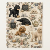 Britse Theesalon Cockapoo Planner (Voorkant)
