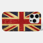 Britse Union Jack Flag Case-Mate iPhone Case (Achterkant (horizontaal))