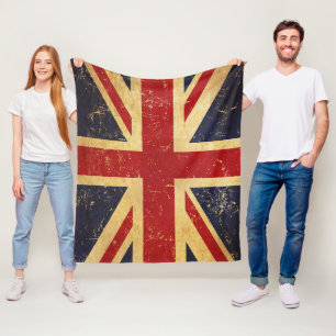 Britse Union Jack Flag Fleece Deken
