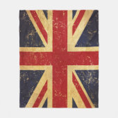 Britse Union Jack Flag  Fleece Deken (Voorkant)
