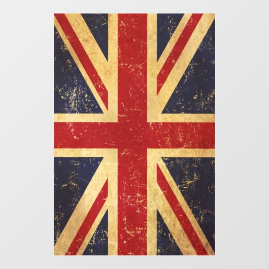 Britse Union Jack Flag Raamsticker (Vel)