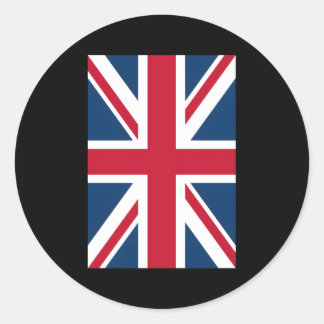 Britse Union Jack Flag Ronde Sticker