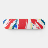 Britse Union Jack Flag  Worn Skateboard (Horizontaal)