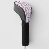 Britse Union Jack Monogram DRIVER Golfheadcover (Schuin)