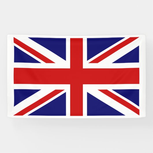 Britse Union Jack vlag banner (Horizontaal)