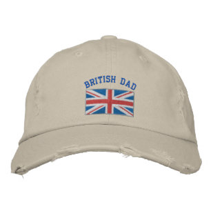 Britse vader geborduurd pet