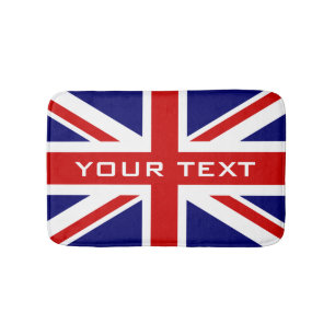 Britse van de de vlagbadkamers van Union Jack niet Badmat