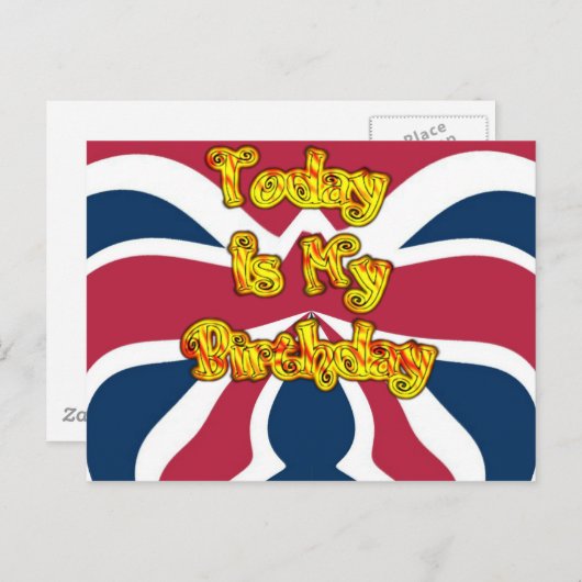Britse verjaardagscadeaus Art Print Briefkaart (Voorkant / Achterkant)