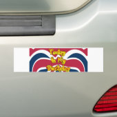 Britse verjaardagscadeaus Art Print Bumpersticker (Op auto)