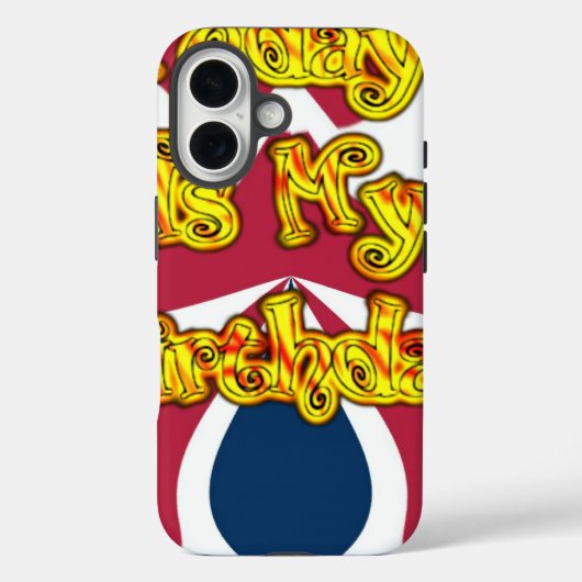 Britse verjaardagscadeaus Art Print Case-Mate iPhone Case (Achterkant)