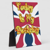 Britse verjaardagscadeaus Art Print Fotoplaat (Zijkant)