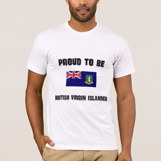 BRITSE VIRGIN-EILANDER T-SHIRT (Voorkant)