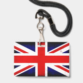 Britse vlag badge (Achterkant met lanyard)