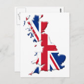 Britse vlag briefkaart (Voorkant / Achterkant)