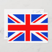 Britse vlag briefkaart (Voorkant / Achterkant)