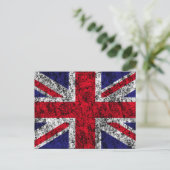 britse vlag briefkaart (Staand voorkant)