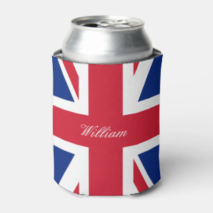 Britse vlag Britse vlag gepersonaliseerd Blikjeskoeler