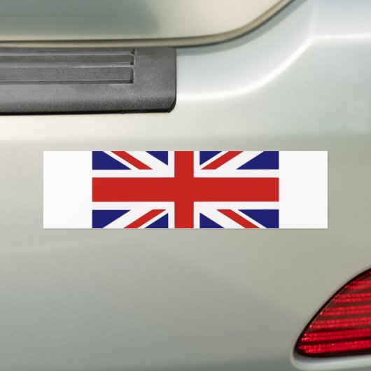 Britse vlag bumpersticker (Op auto)