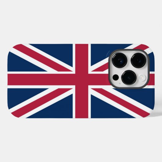 Britse vlag Case-Mate iPhone case (Achterkant (horizontaal))