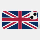 Britse vlag Case-Mate iPhone case (Achterkant (horizontaal))