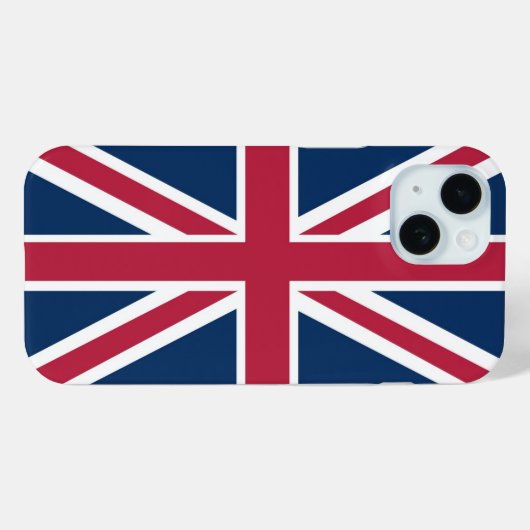 Britse vlag Case-Mate iPhone case (Achterkant (horizontaal))