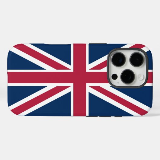Britse vlag Case-Mate iPhone case (Achterkant (horizontaal))