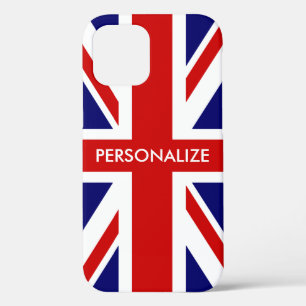 Britse vlag Engelse trots gepersonaliseerd iPhone 12 Hoesje