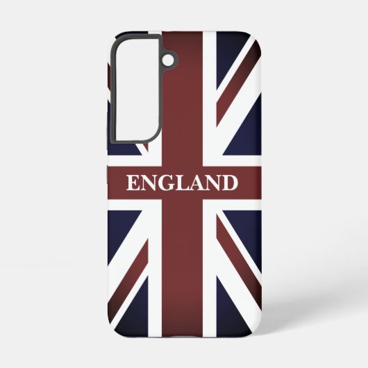 Britse vlag Engelse trots Samsung Galaxy Hoesje (Achterkant)
