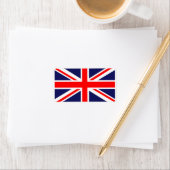Britse vlag etiket (Insitu)