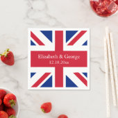 Britse vlag Flag British Wedding Servetten (Insitu)