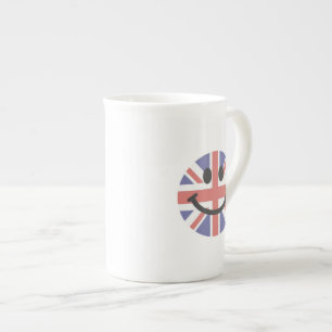 Britse Vlag gezicht Porselein Kop