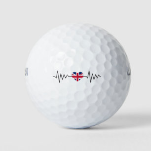 Britse vlag golfballen
