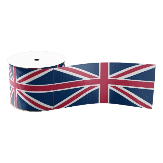 Britse vlag grosgrain lint (Spoel)