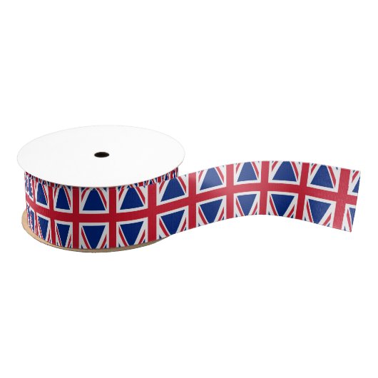 Britse vlag grosgrain lint (Spoel)