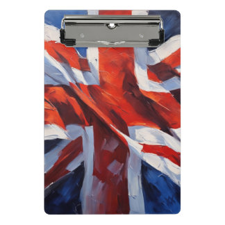 Britse vlag - Impressionistisch schilderij Mini Klembord