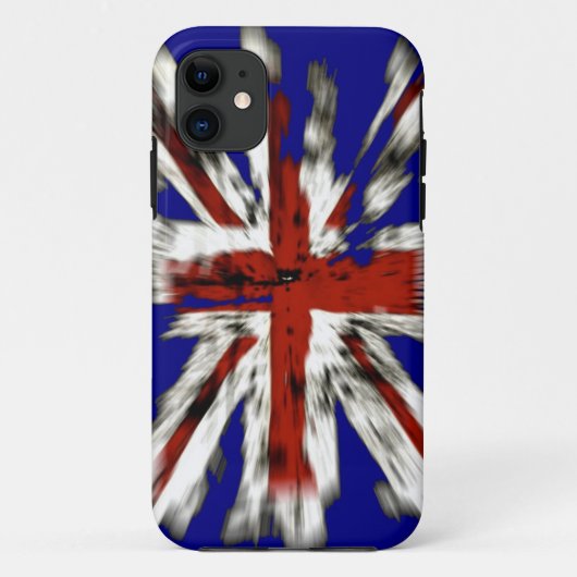 Britse vlag in nood Case-Mate iPhone case (Achterkant)