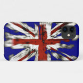 Britse vlag in nood Case-Mate iPhone case (Achterkant (horizontaal))