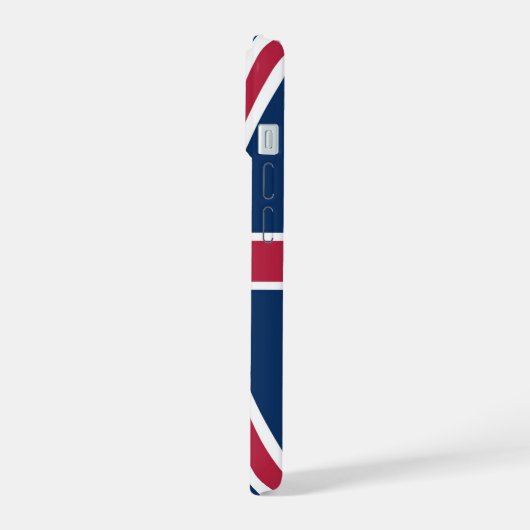 Britse vlag iPhone 15 hoesje (Linkerkant)