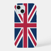 Britse vlag iPhone 15 hoesje (Achterkant)