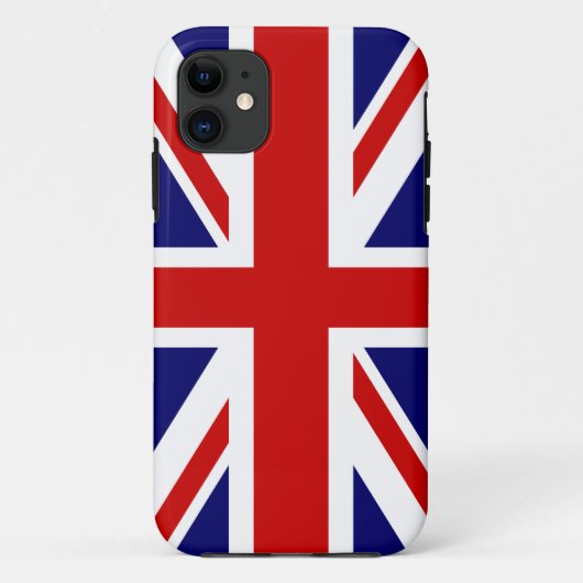 Britse vlag iPhone case | Ontwerp van de uniale he (Achterkant)