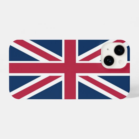 Britse vlag iPhone hoesje (Achterkant horizontaal)