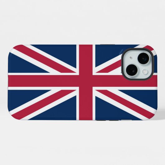 Britse vlag iPhone hoesje (Achterkant horizontaal)